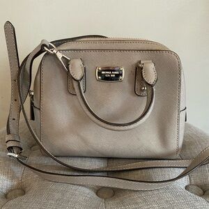 Michael Kors Taupe Crossbody Bag